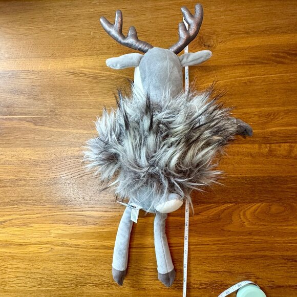 JELLYCAT London Liza Reindeer Plush 20" Gray Soft Toy Stuffed Animal Retired - Picture 7 of 8